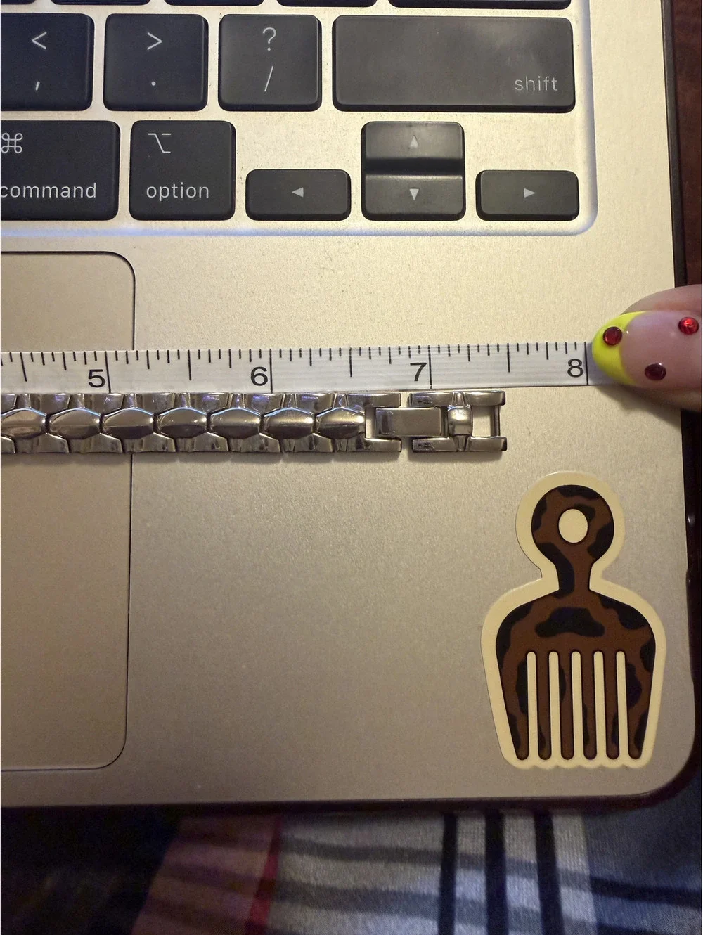 Silver-Tone Link Bracelet with Secure Clasp